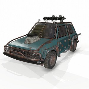 Apocalypse Vehicle Low Poly