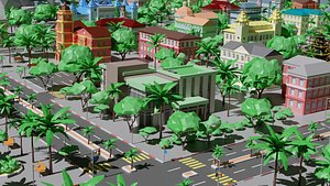 City 3 Asian 3D model