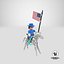 Playmobil Cavalry Corporal with Banner