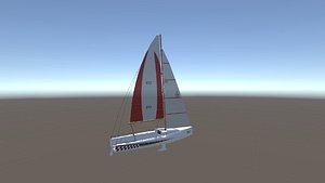 Low Poly Sail Boat Other 3D model