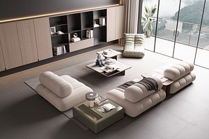 Modern living room 3D model