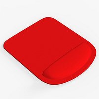 Red Mousepad With Wrist Support