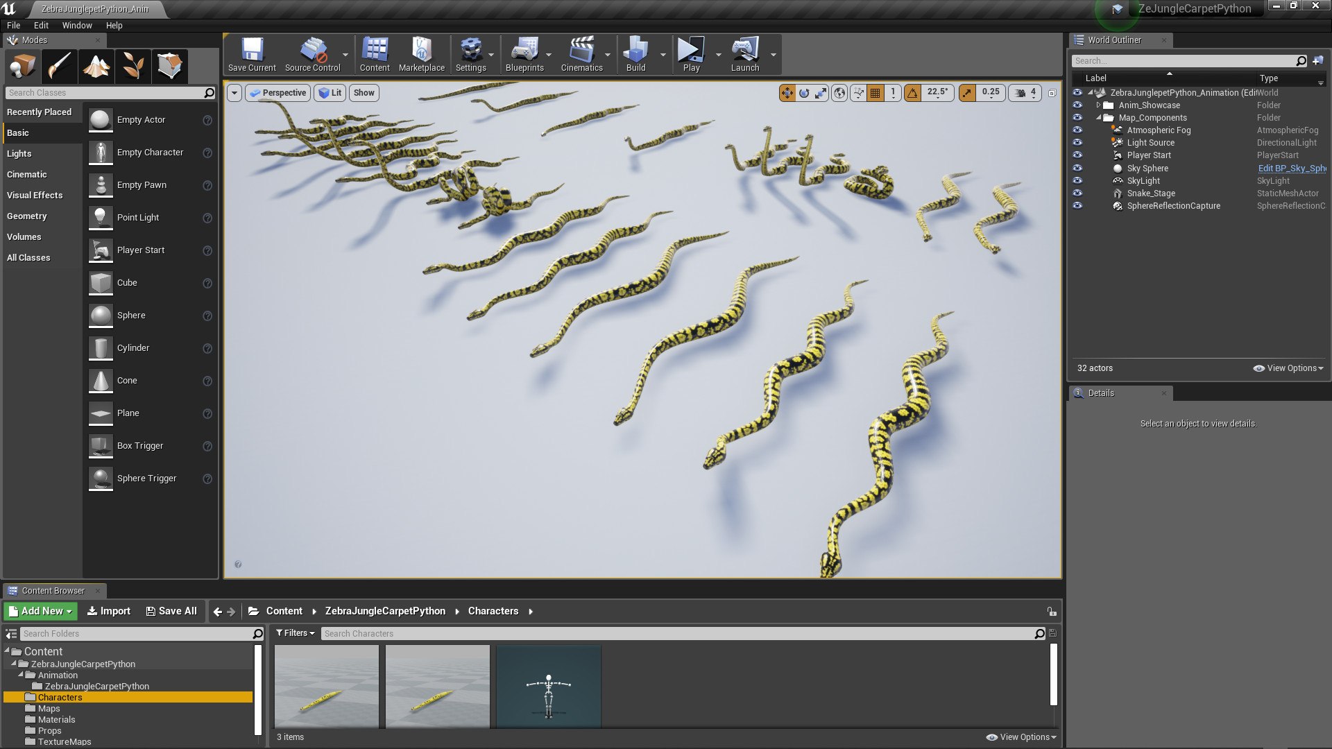 Animated Zebra Jungle Carpet Python 3D Model - TurboSquid 1950284