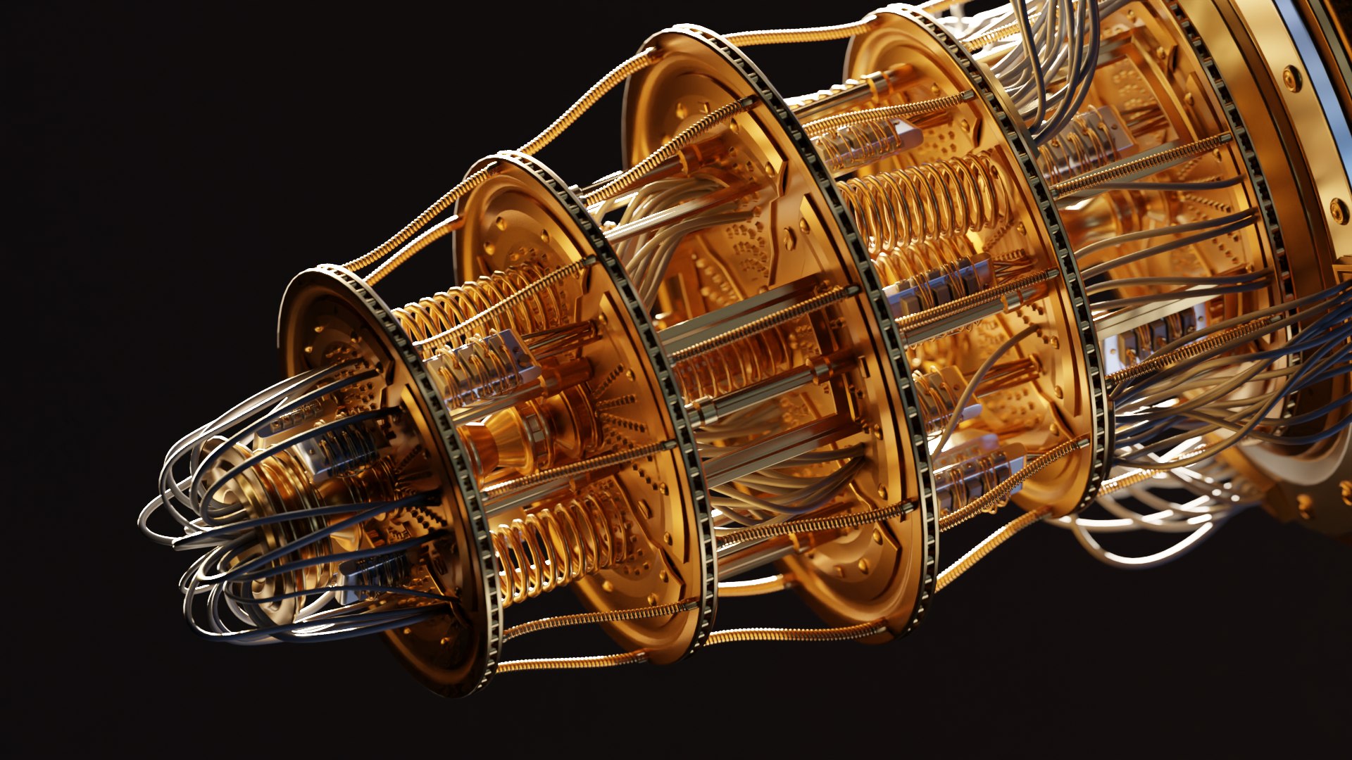 3D High-Detail Quantum Computer Model - TurboSquid 2368420