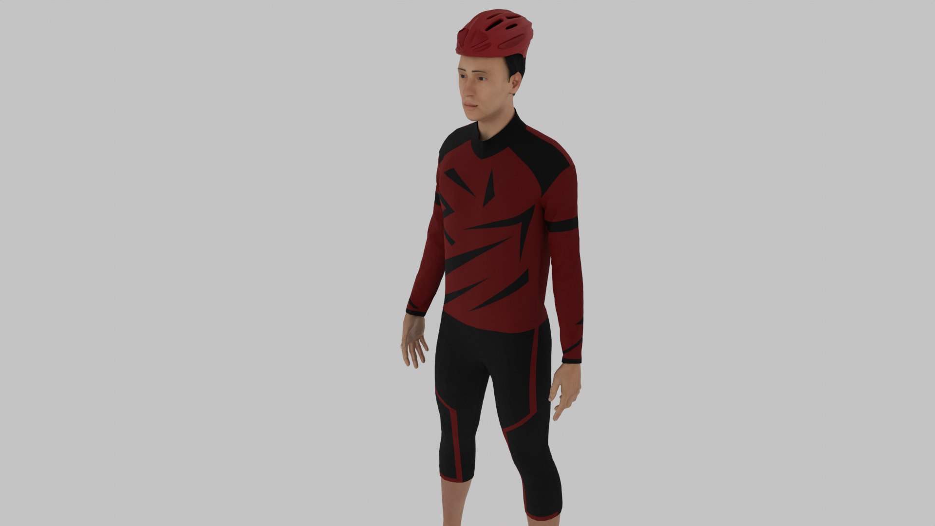 Cyclist Character 3D - TurboSquid 1970937