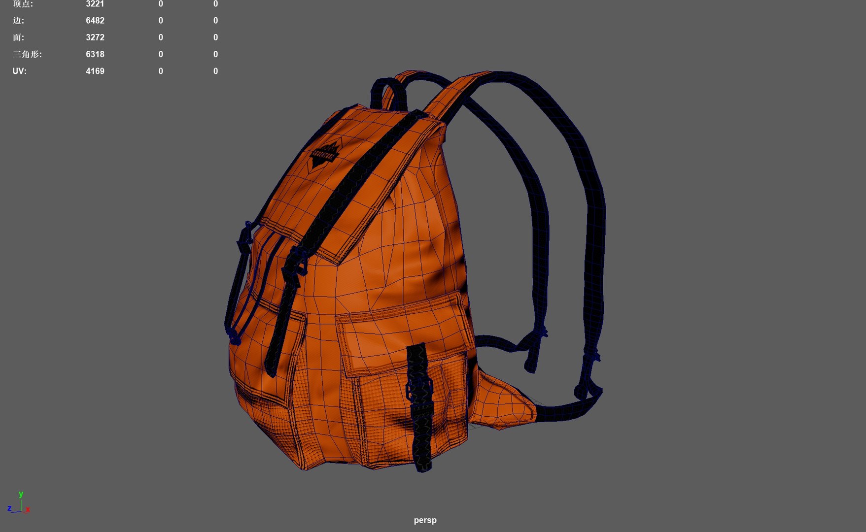 3D Backpack Model - TurboSquid 2232604