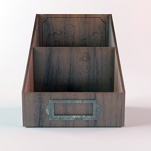 3d vintage organiser model