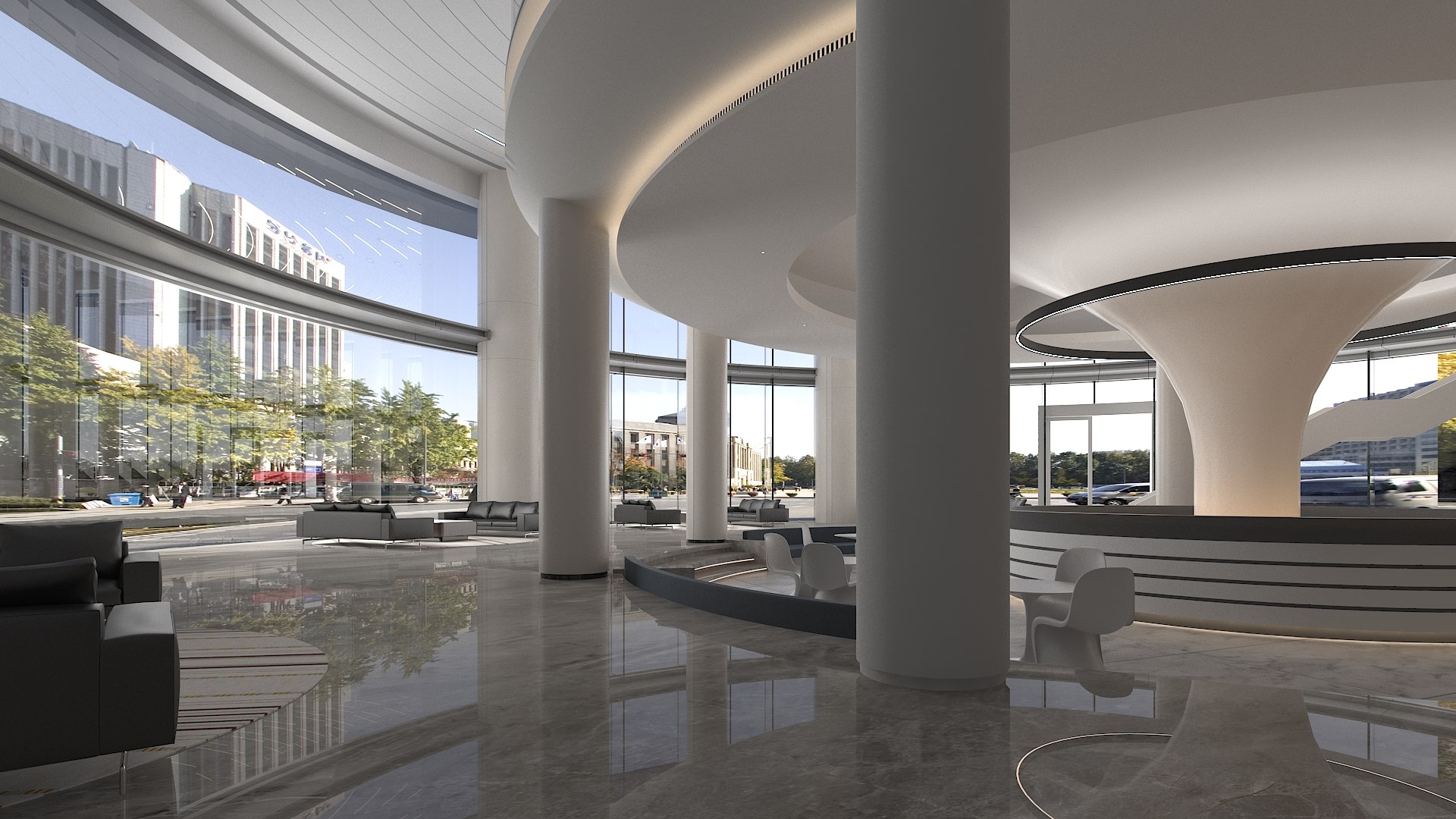 3D Modern Hall 33 - TurboSquid 2175452