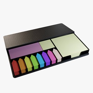 sticky note holder 3D model