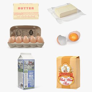 3D model Baking Products Collection