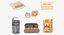 Collection de produits de boulangerie