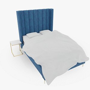 Queen Size Bed With 2 Nightstands