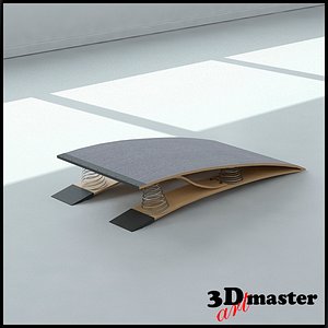 vaulting board 3D