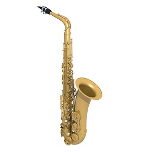 alto sax saxophone 3d max