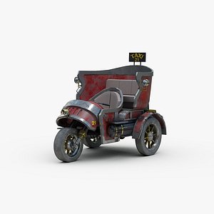 Steampunk Taxi Concept