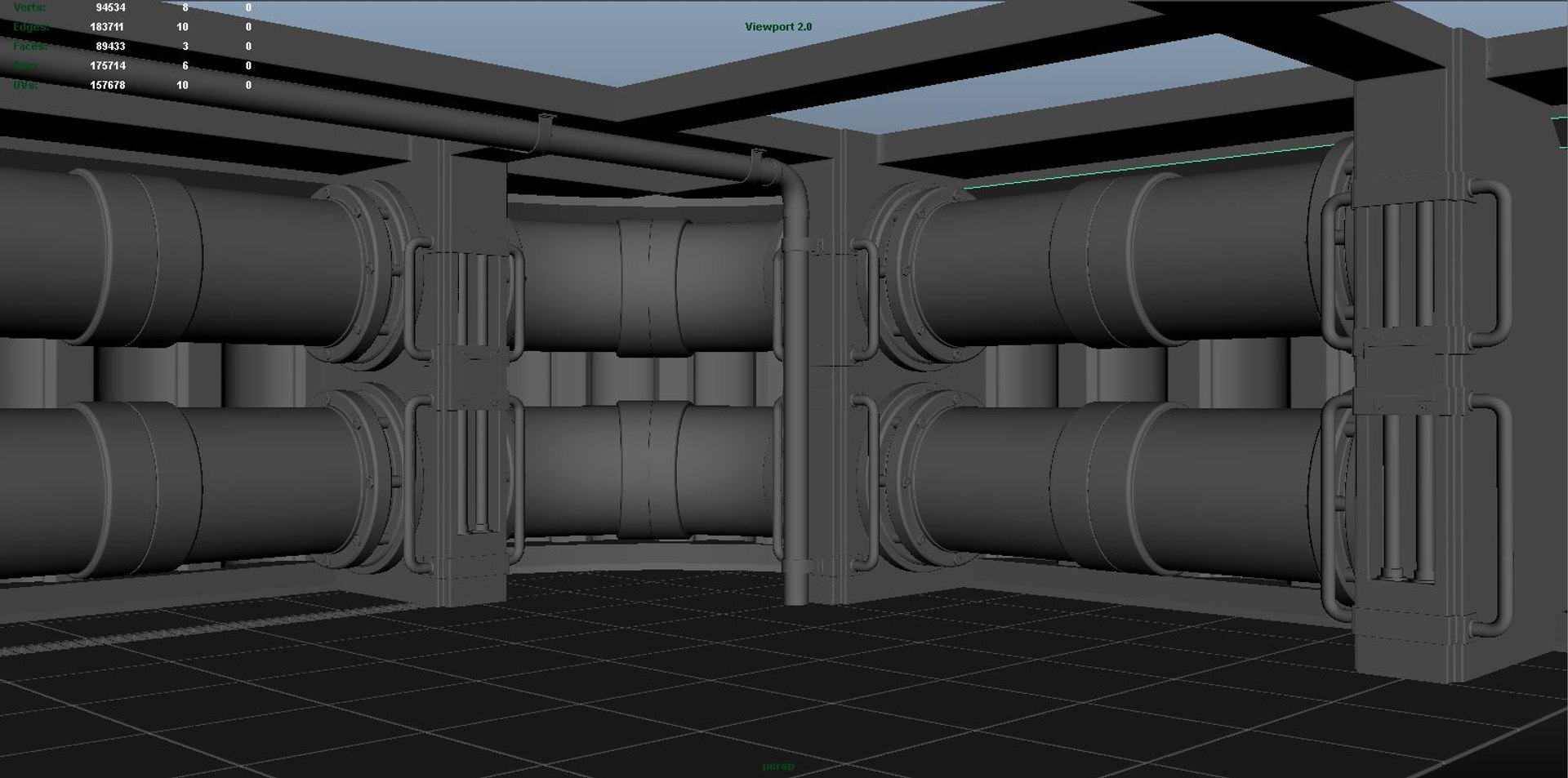 3d Model Interior Modular