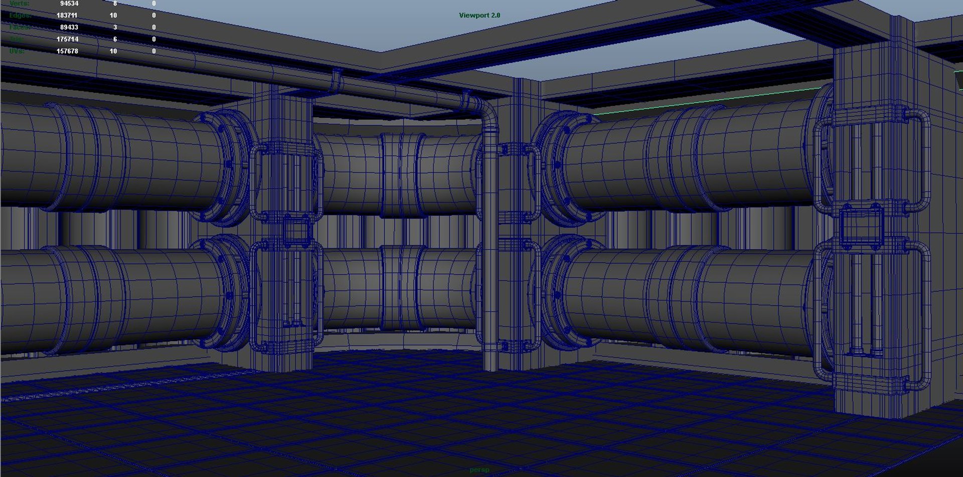 3d Model Interior Modular