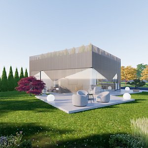 House 11 - Created with fully parametric Revit Families 3D model