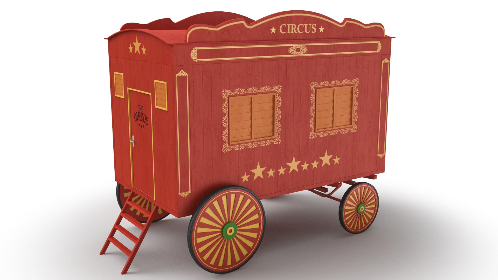 3D Traveling Circus Trailer - TurboSquid 1443227