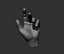3D Male hand model