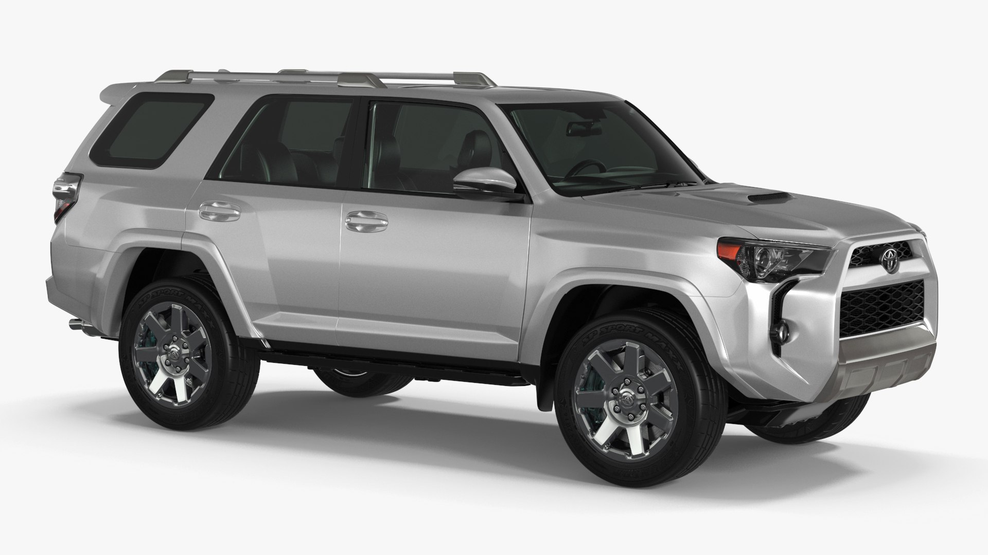 Toyota 4Runner SUV Simple Interior 3D model preview