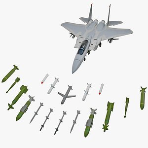 mcdonnell douglas f-15 eagle 3d model