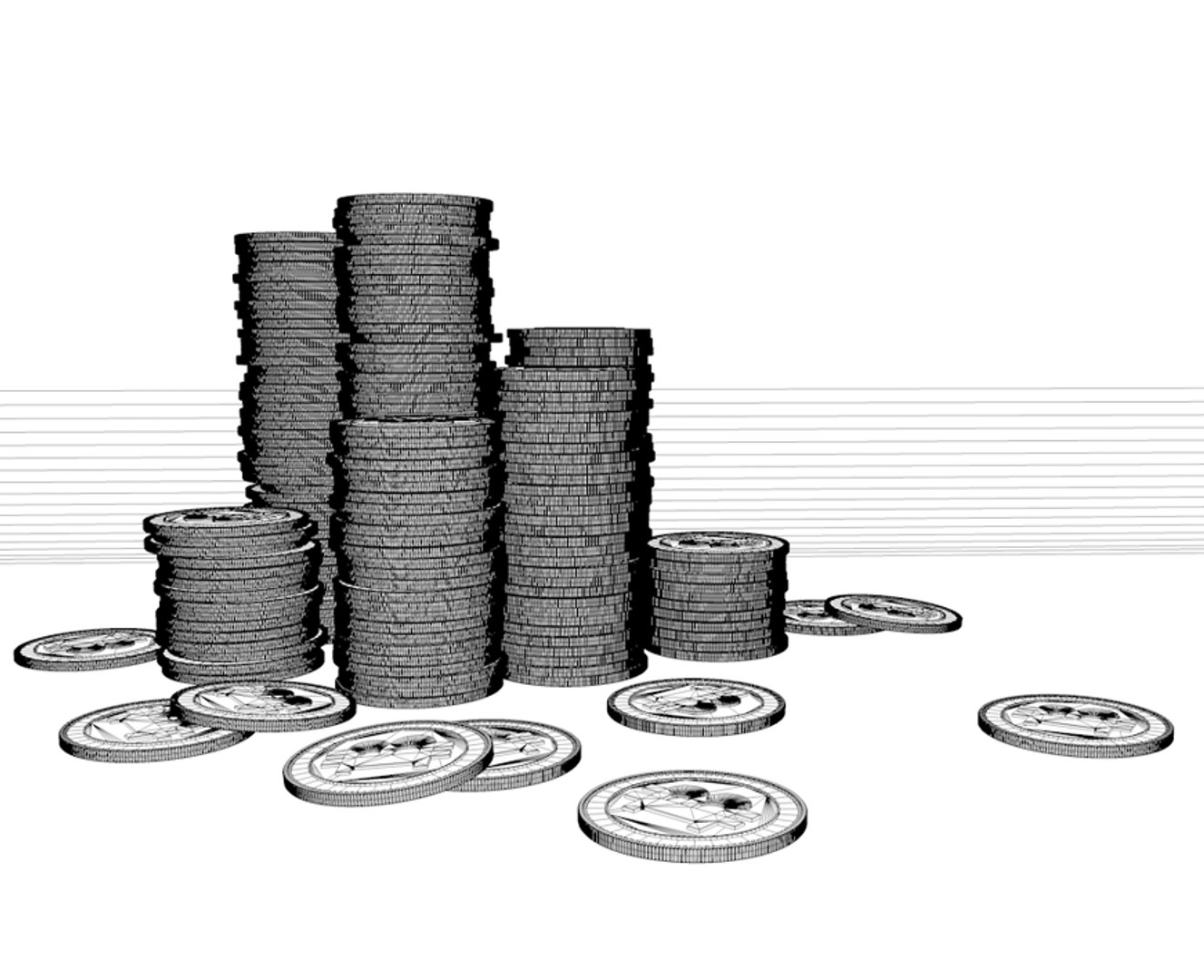 stack bitcoins c4d