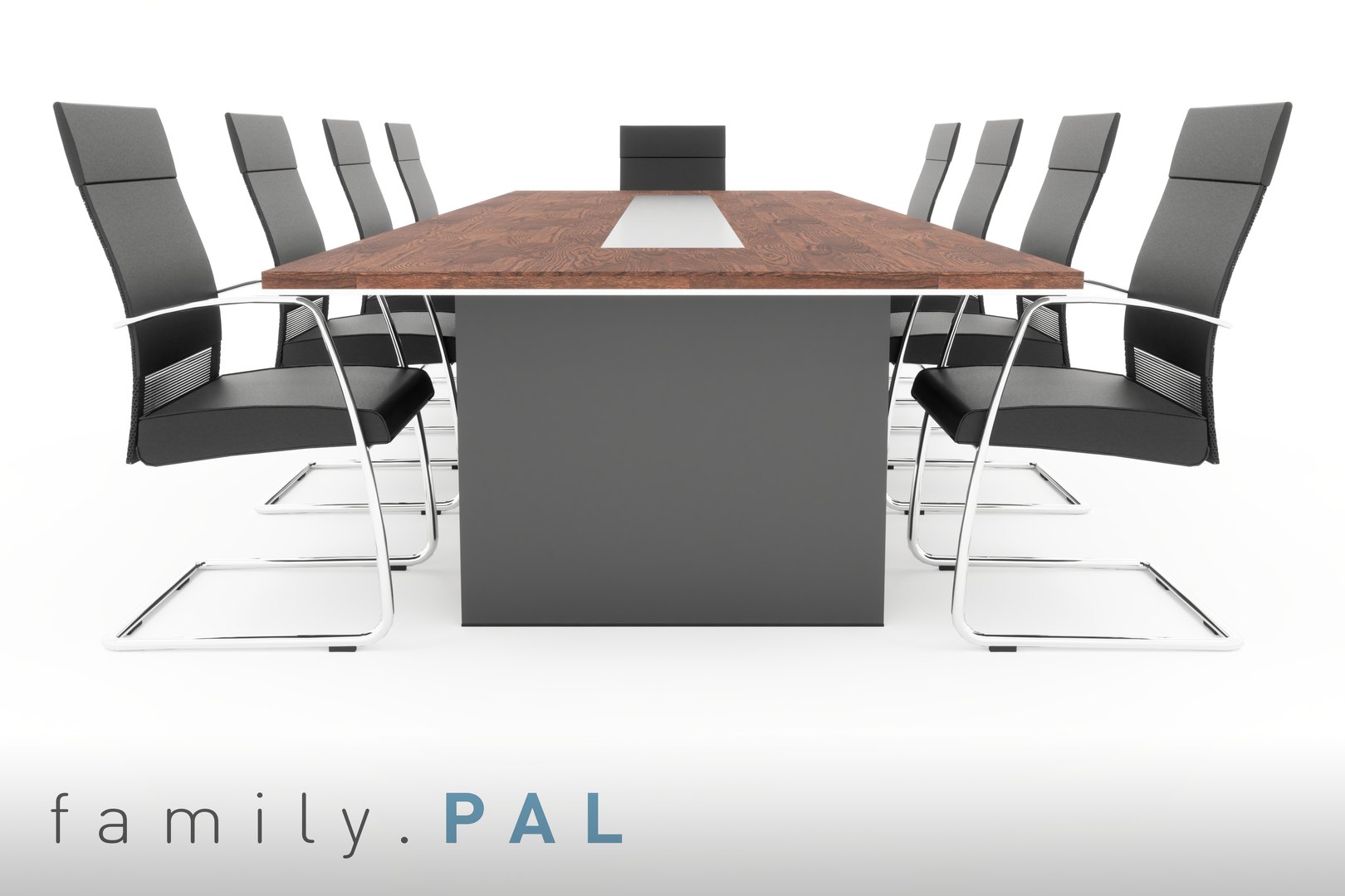 3D Parametric Conference Table - TurboSquid 1412961