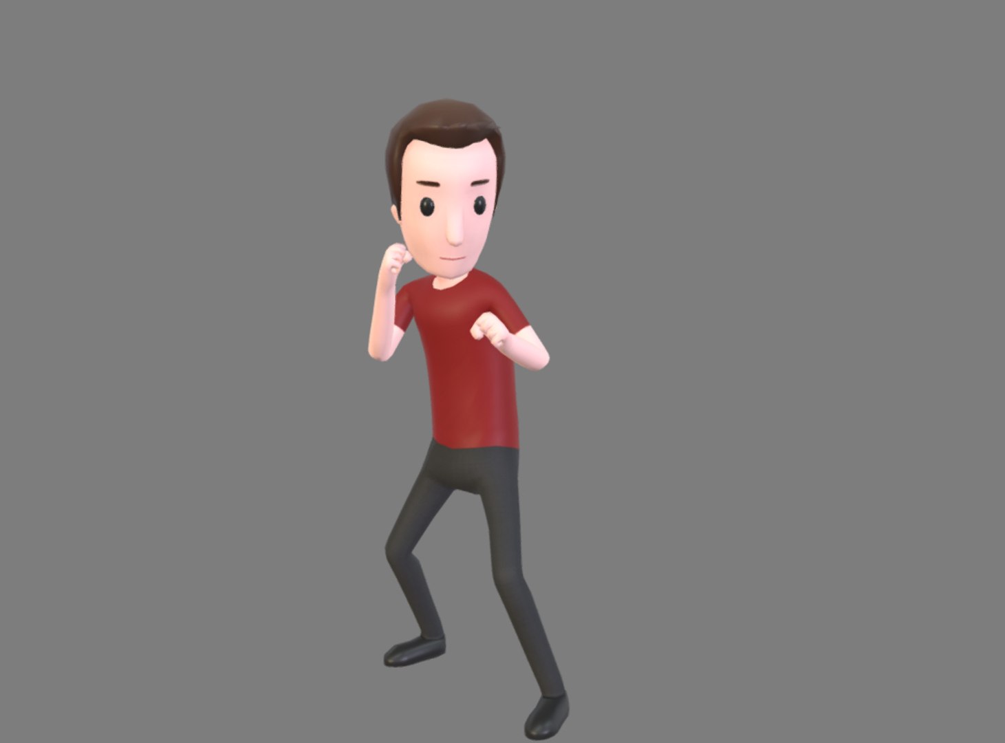 Man Cartoon Character Animations Model - TurboSquid 1379334