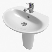 Sink with Faucet for Bath