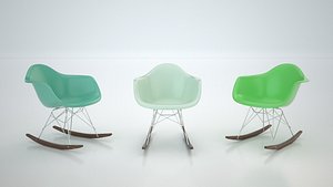 Eames plastic Armchair RAR