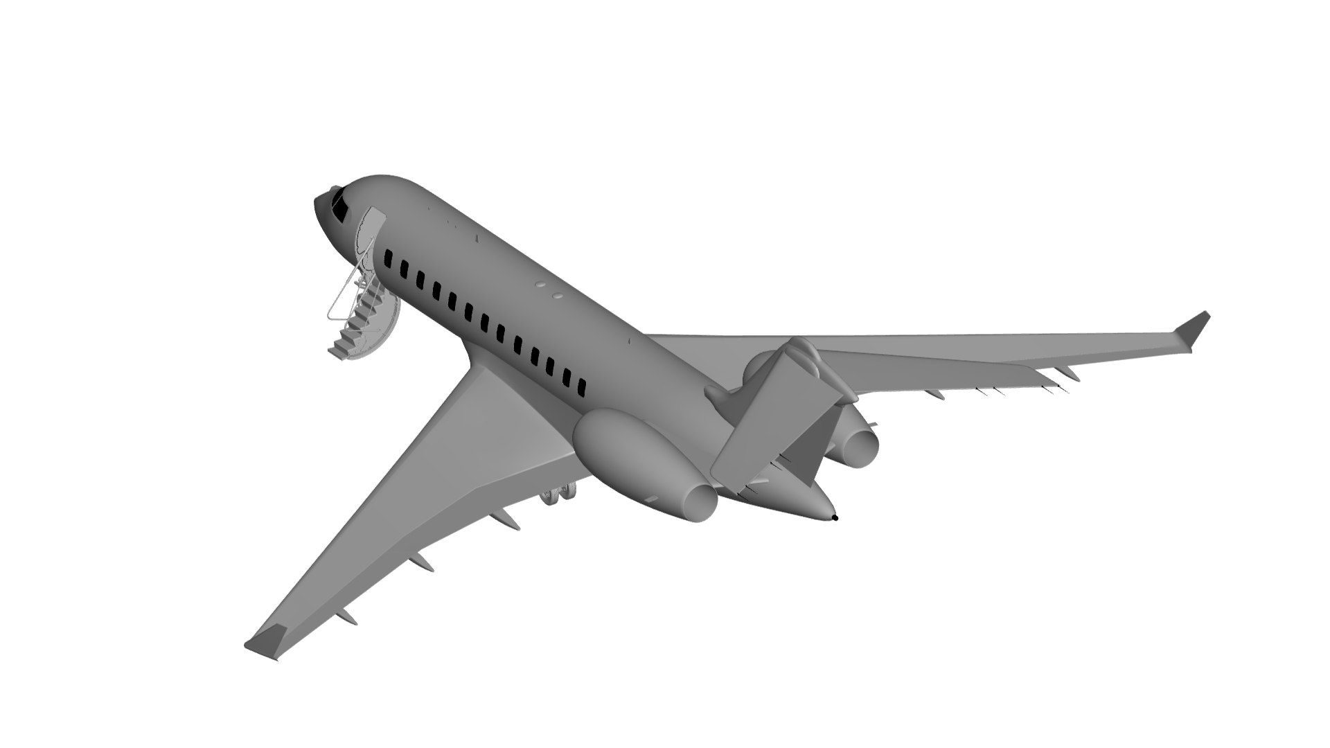 Bombardier Global Express Model TurboSquid 1985381