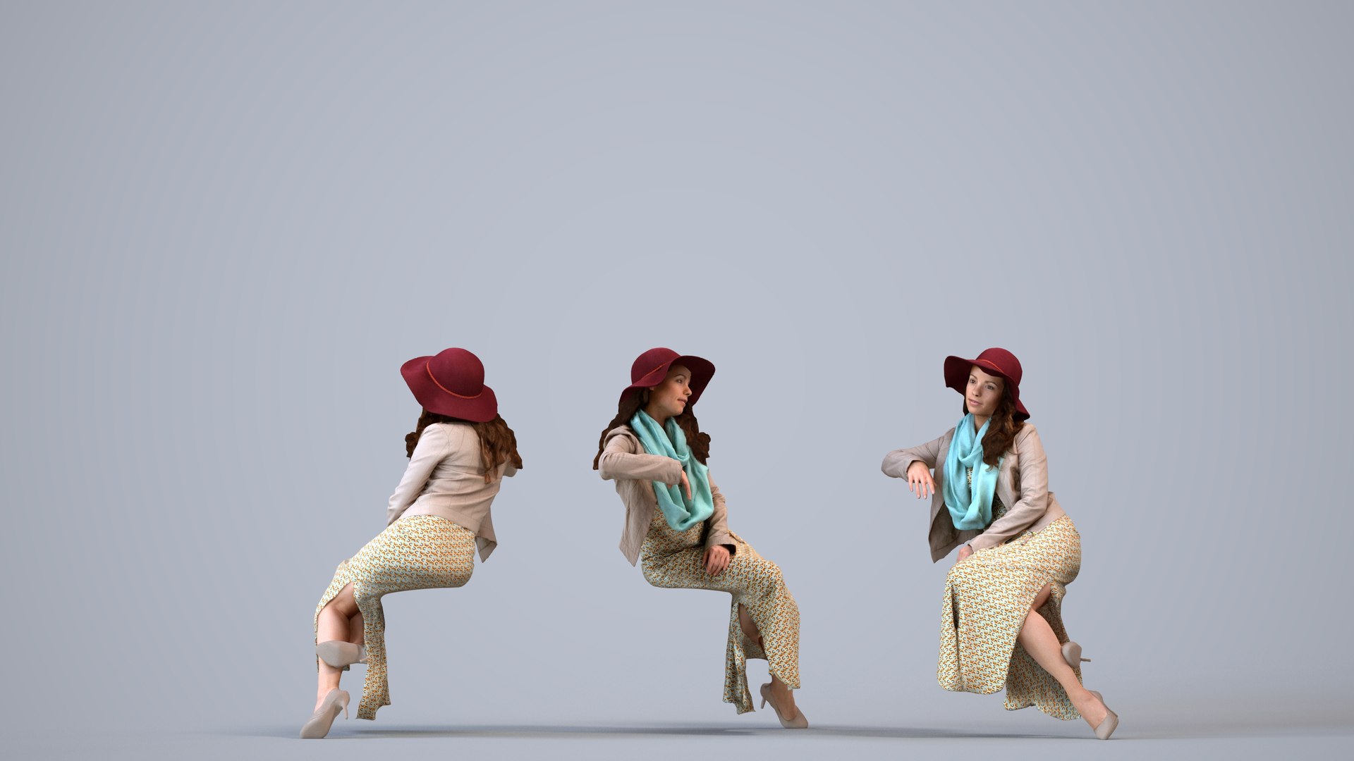 00061Karen009 - Adult Caucasian woman relaxing in public space wearing casual summer clothing 3D model https://p.turbosquid.com/ts-thumb/8B/xt7anA/Mt/00061_karen009_state2_frame_0001/jpg/1772934087/1920x1080/fit_q87/acb0e8c2d824e9bf9964ce5972c991a21c419f86/00061_karen009_state2_frame_0001.jpg