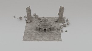Mountain Architecture 3D Model-6 3D model