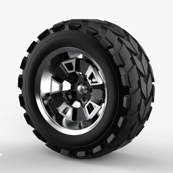 Wheel OFF-ROAD Truck TIRE 3D