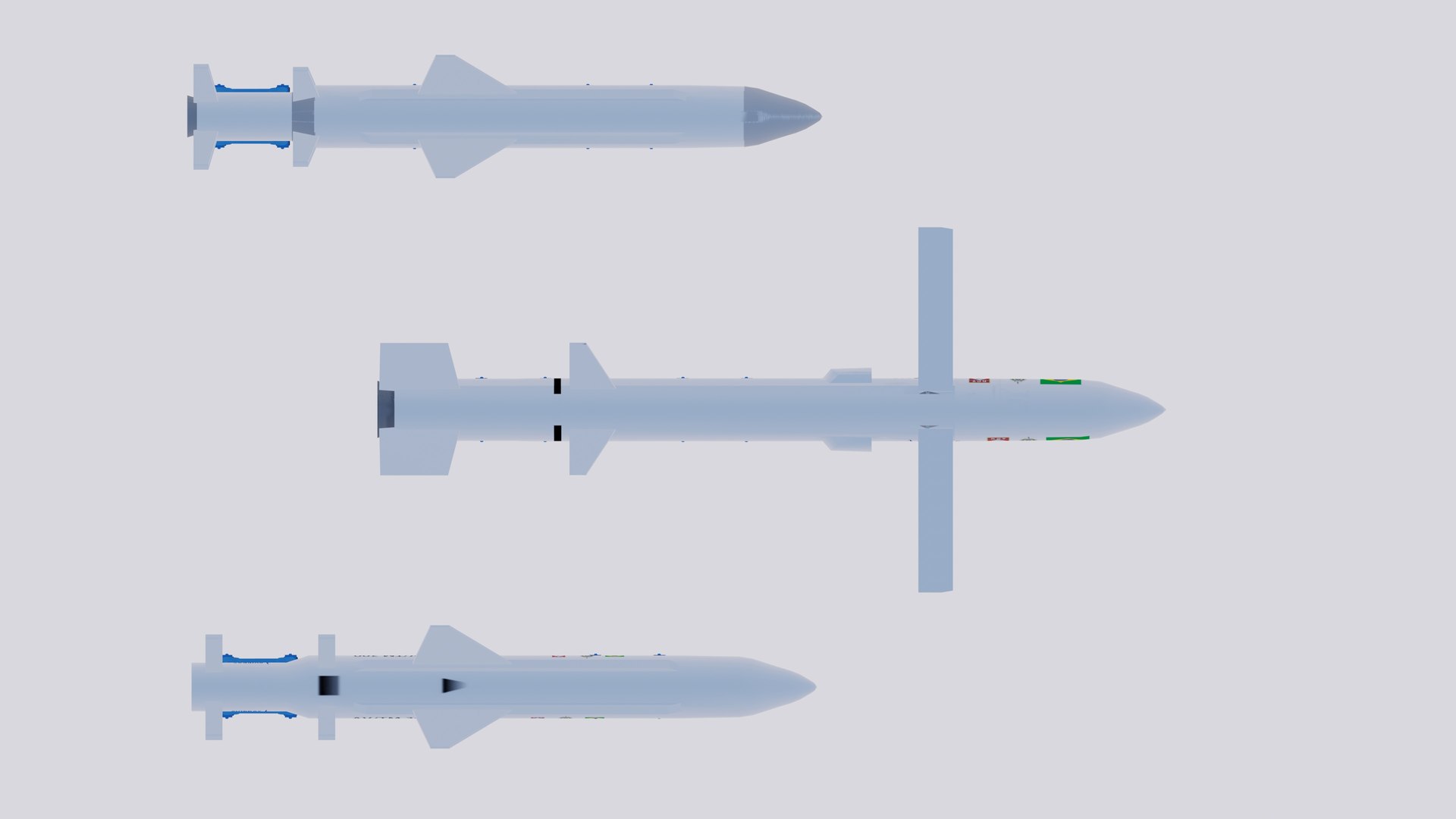 3D missile rockets - TurboSquid 1453399