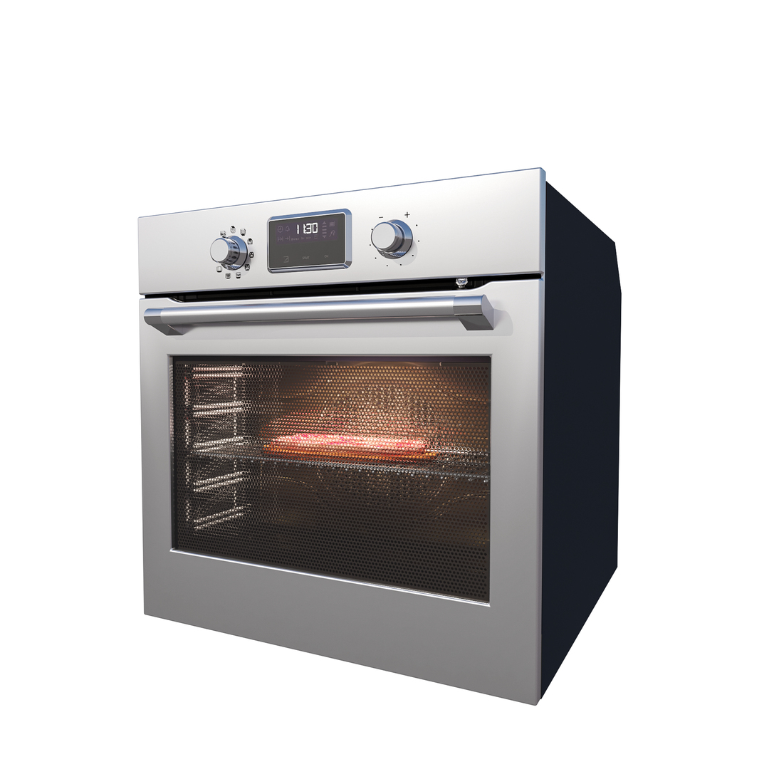 Ikea SMAKSAK builtin oven 3D model TurboSquid 1728015