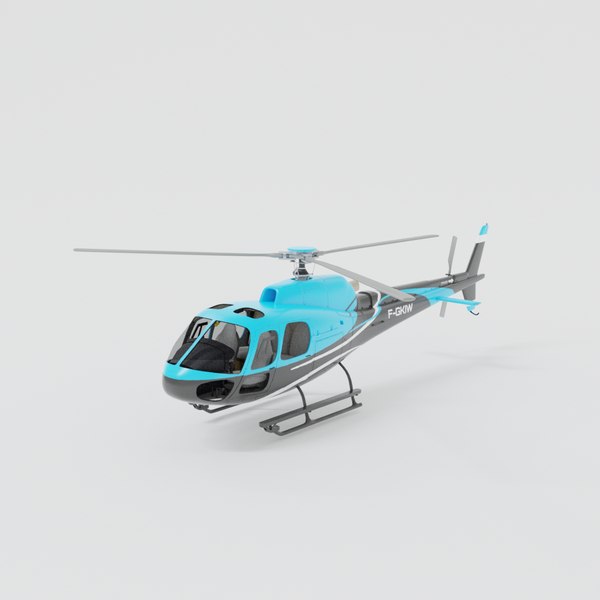 3D as350 helicopter - TurboSquid 1780952