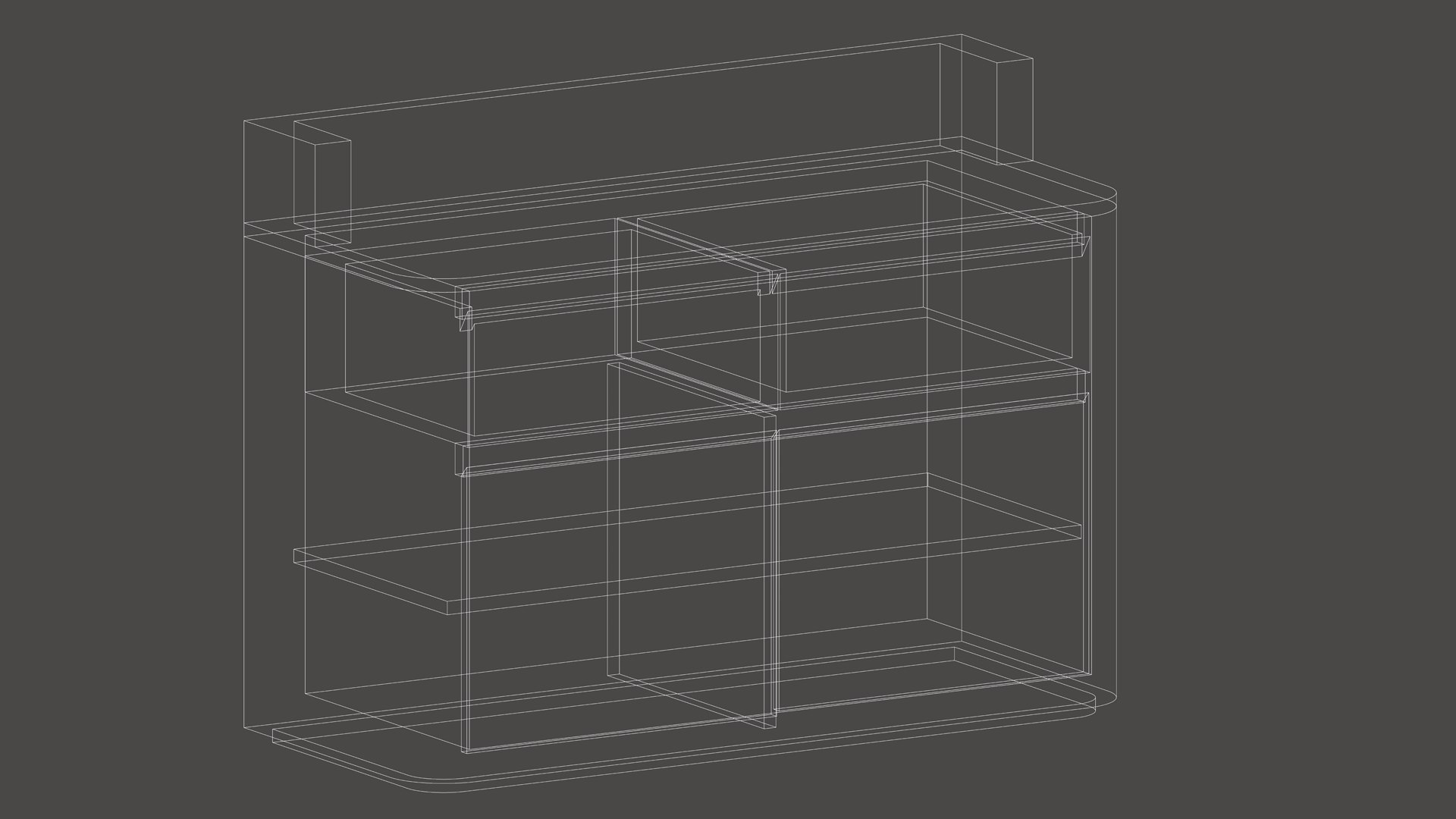 Service Counter 3D Model - TurboSquid 2008481