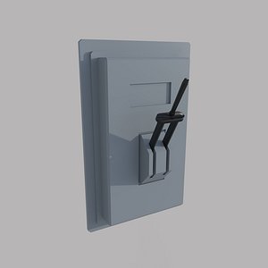 lever 3D model