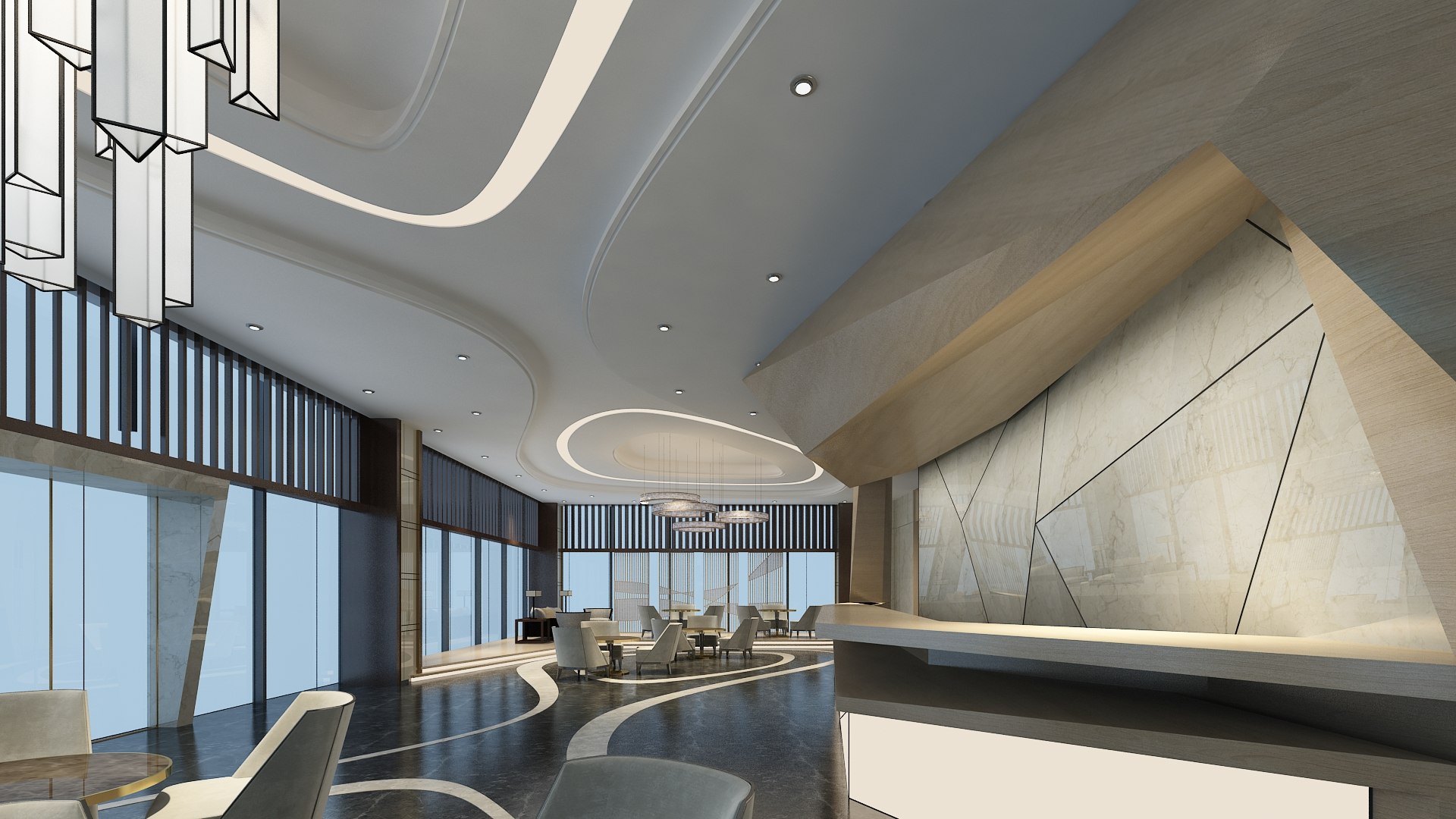 Modern Hall 12 3D Model - TurboSquid 2126210