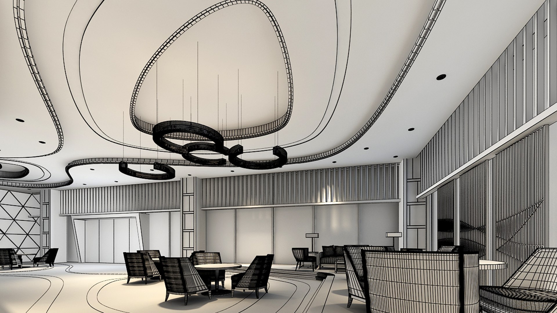 Modern Hall 12 3D Model - TurboSquid 2126210