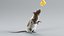 3D model Decorative Rat Rigged Xgen