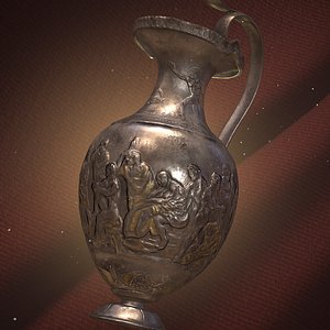roman ornate pitcher 3D model