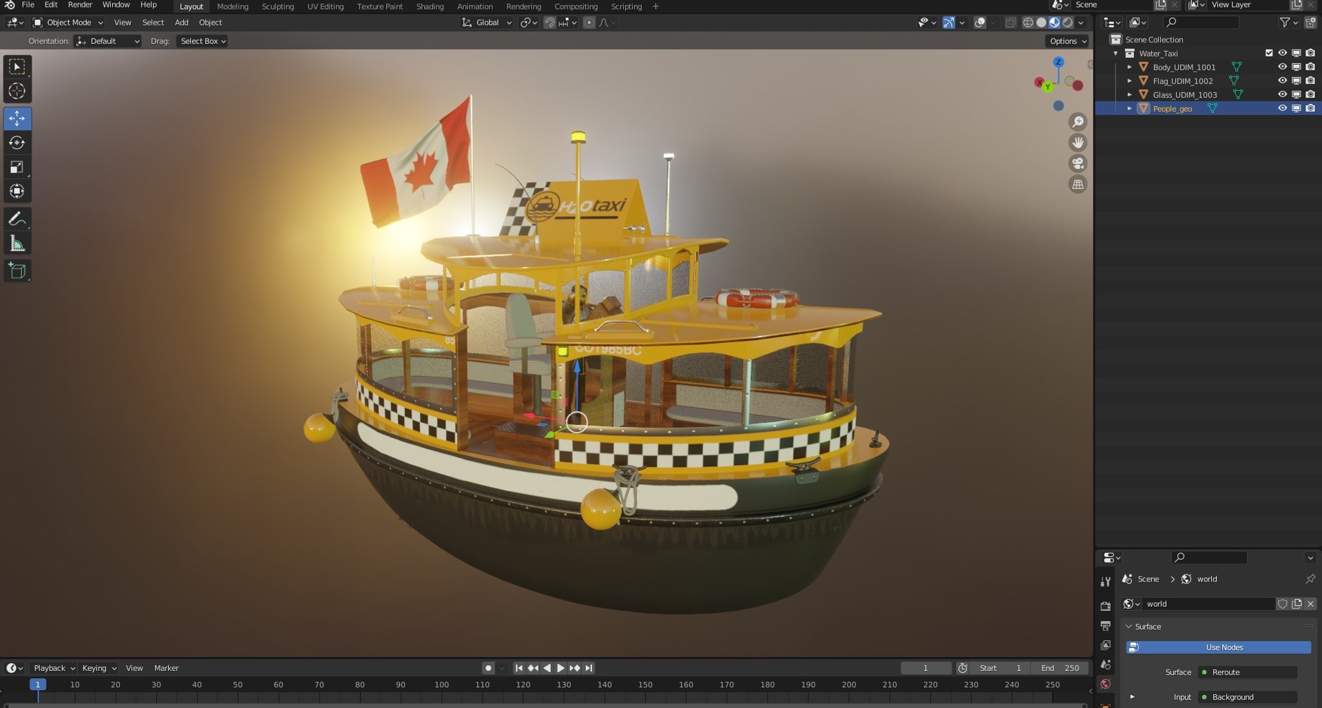 Water Taxi 3D model - TurboSquid 2004081