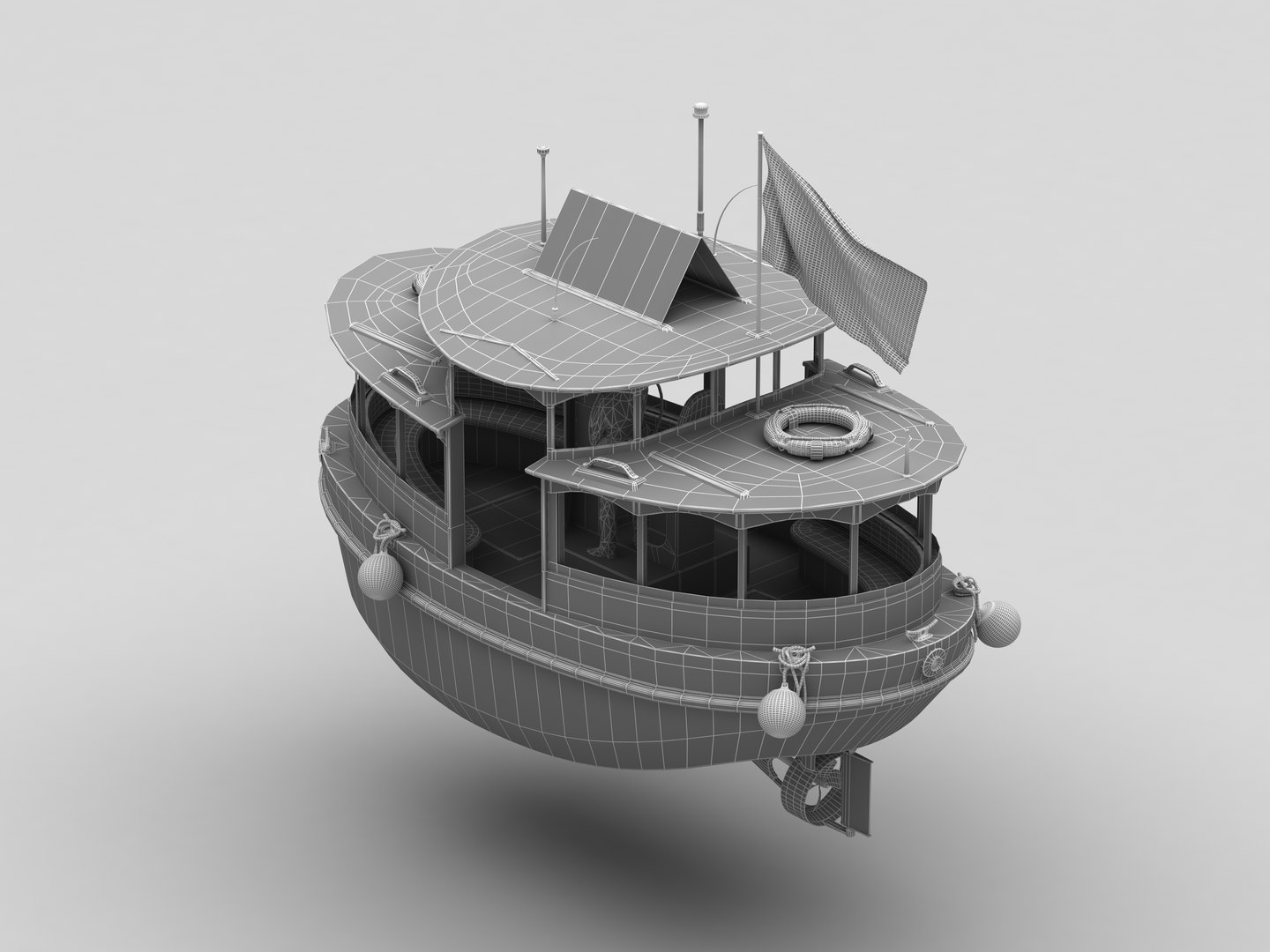 Water Taxi 3D model - TurboSquid 2004081