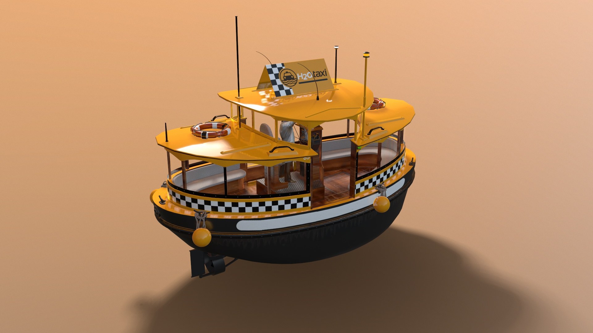 Water Taxi 3D model - TurboSquid 2004081