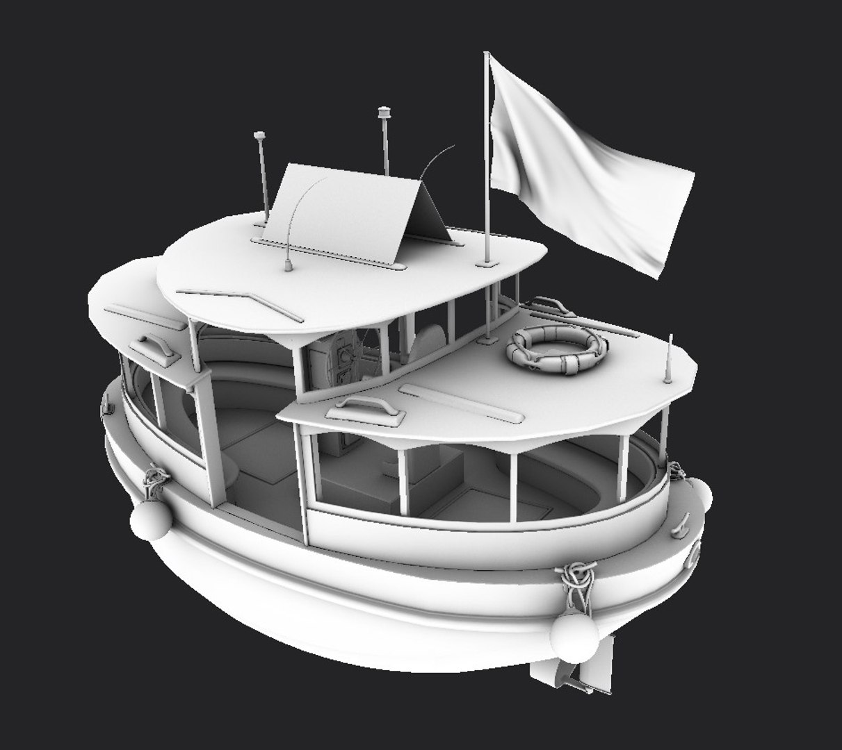 Water Taxi 3D model - TurboSquid 2004081