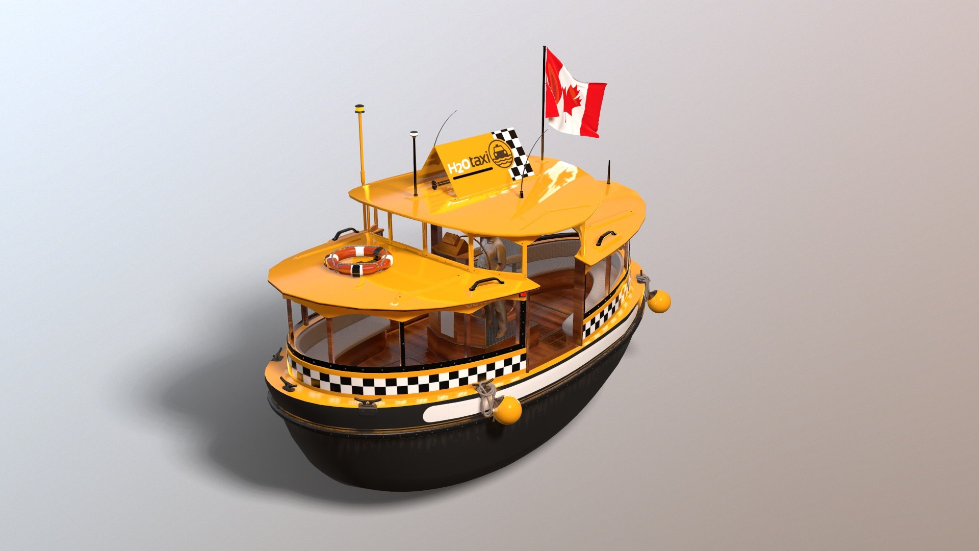 Water Taxi 3D model - TurboSquid 2004081