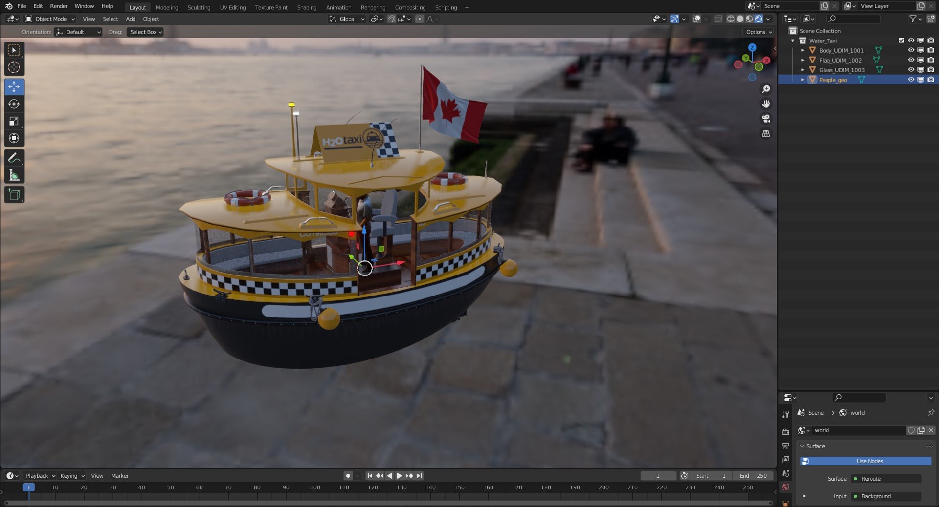 Water Taxi 3D model - TurboSquid 2004081